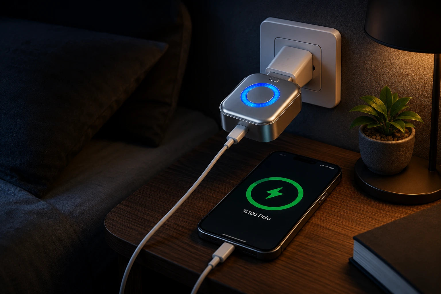 Kesio 140W Akıllı Şarj Kesici Adaptör